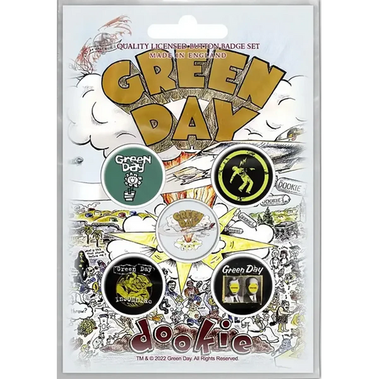 Badge Green Day (pack de 5)