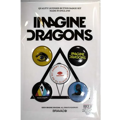 Badge Imagine Dragons (pack de 5)