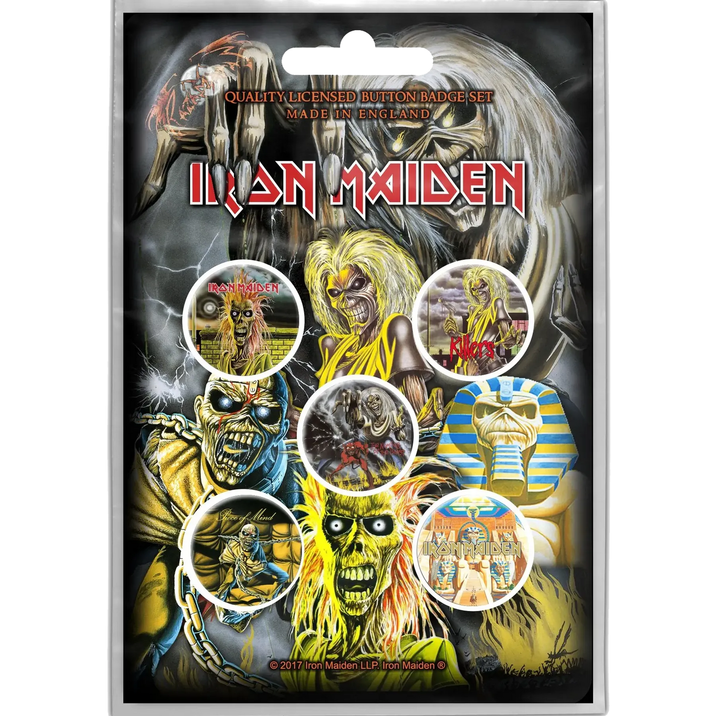 Badge Iron Maiden (set of 5) [Piece]