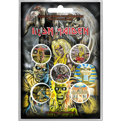 Badge Iron Maiden (pack de 5) [Piece]