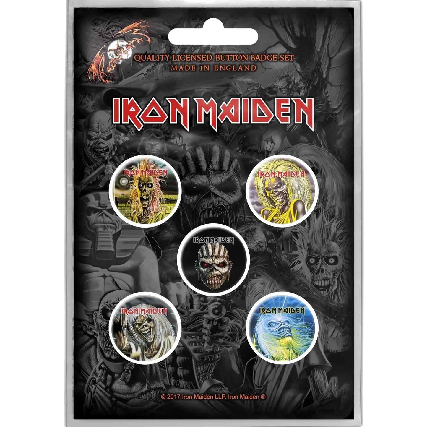Badge Iron Maiden (pack de 5) [Book]