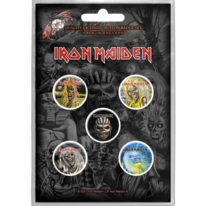 Badge Iron Maiden (set of 5) [Book]