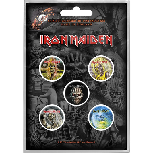 Badge Iron Maiden (set of 5) [Book]