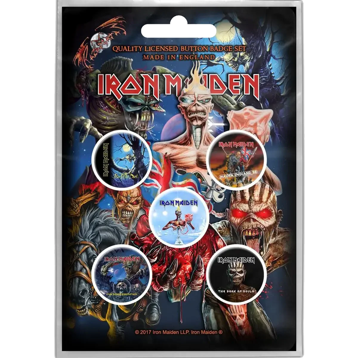 Badge Iron Maiden (set of 5) [Seventh]
