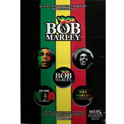 Badge Bob Marley (pack de 5)