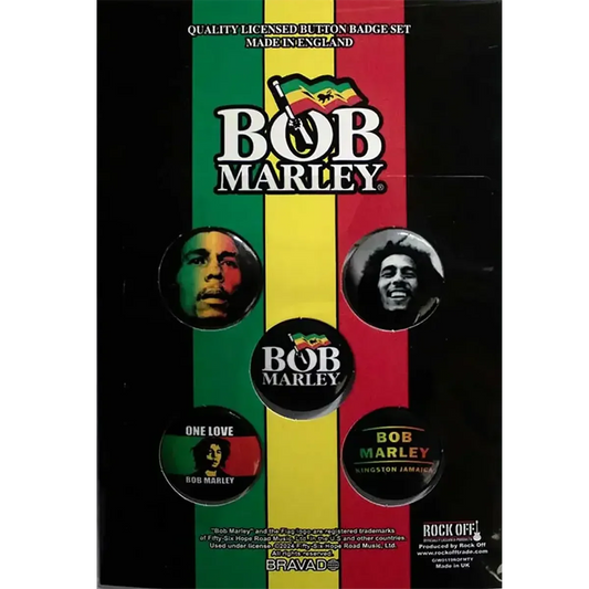 Badge Bob Marley (set of 5)