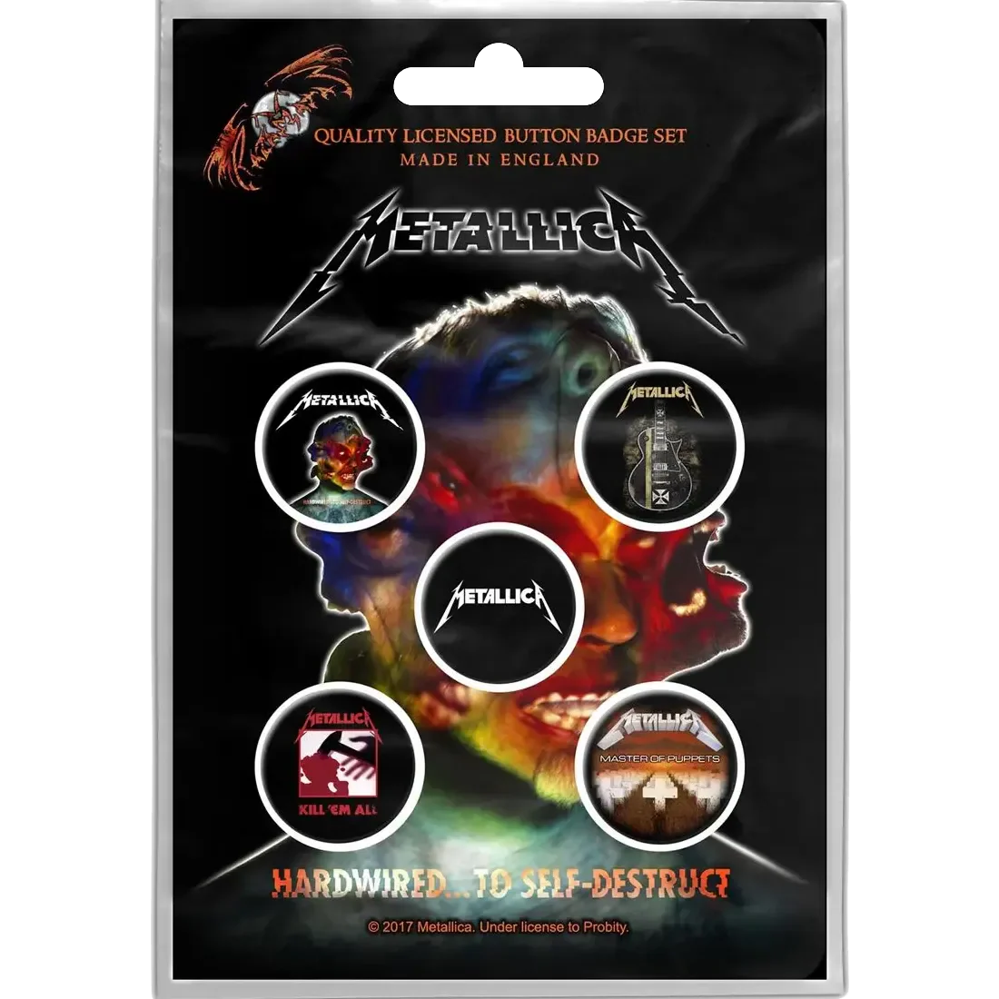 Badge Metallica (pack de 5) [Hardwired]