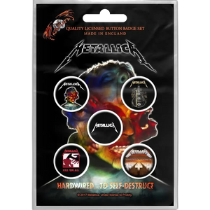 Badge Metallica (set of 5) [Hardwired]