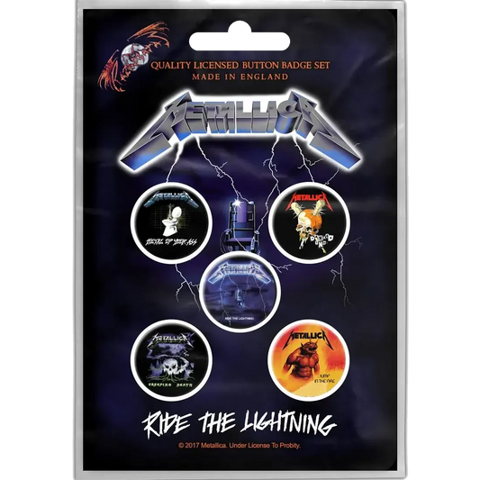 Badge Metallica (pack de 5) [Ride]