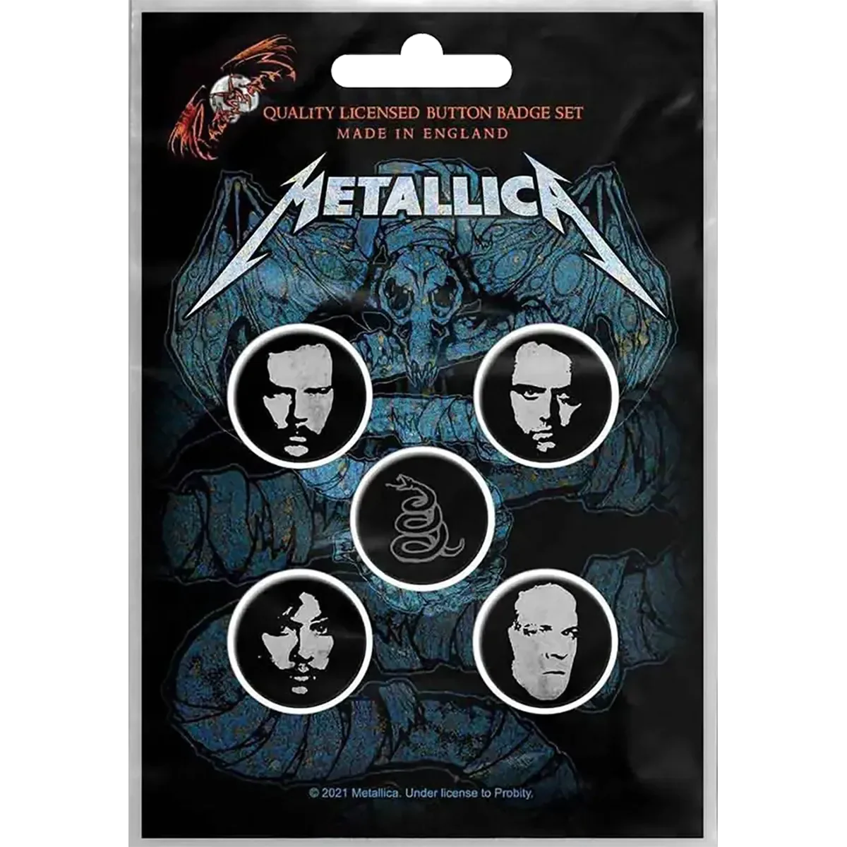 Badge Metallica (pack de 5) [Wherever]