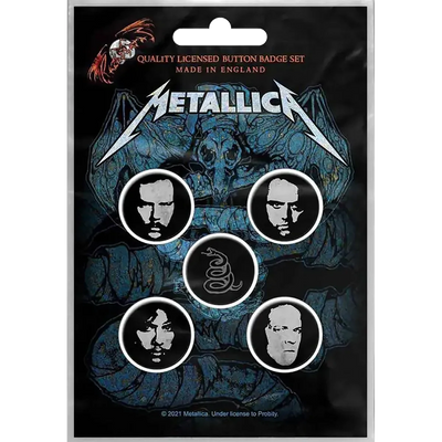Badge Metallica (pack de 5) [Wherever]