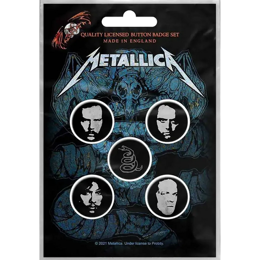 Badge Metallica (pack de 5) [Wherever]