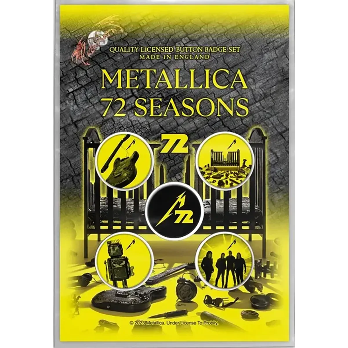 Badge Metallica (pack de 5) [72 Seasons]