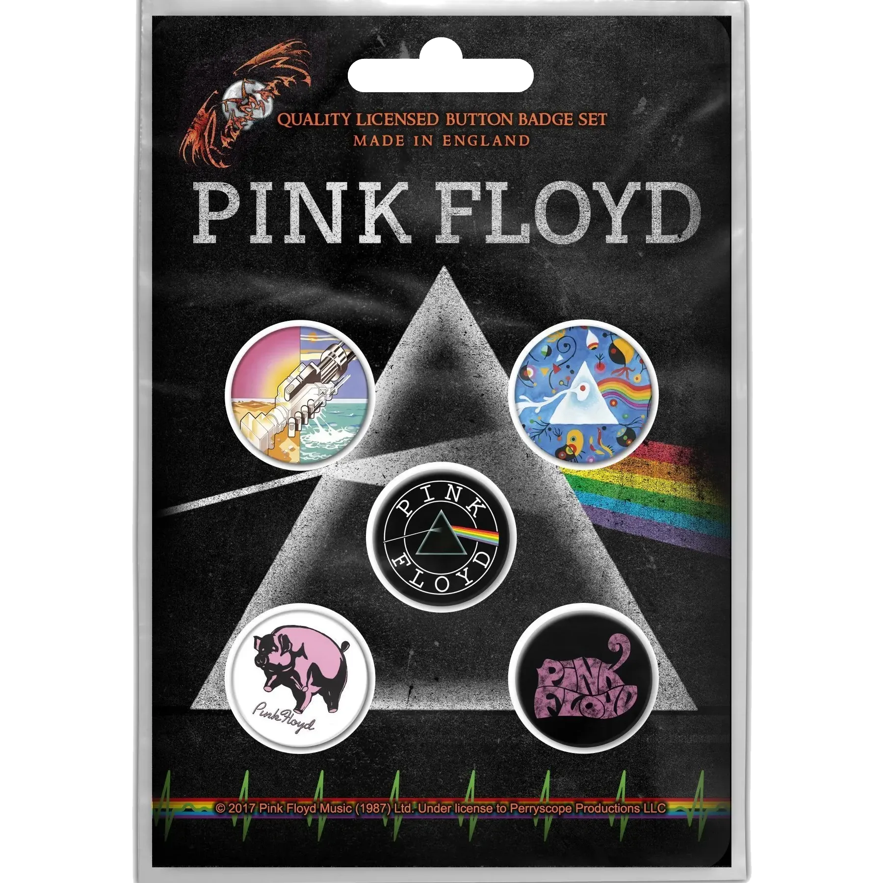 Badge Pink Floyd (set of 5)