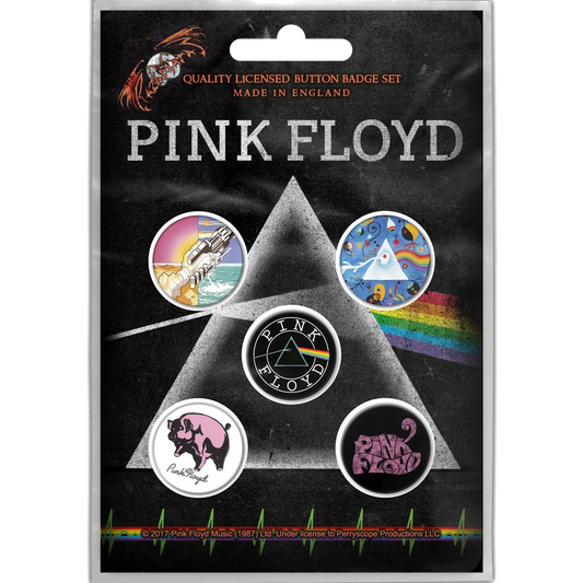Badge Pink Floyd (set of 5)