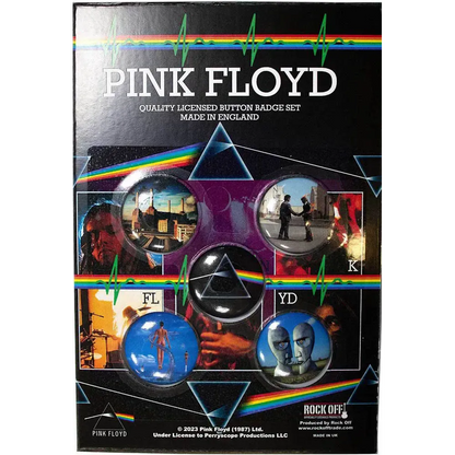 Badge Pink Floyd (pack de 5) [Albums]