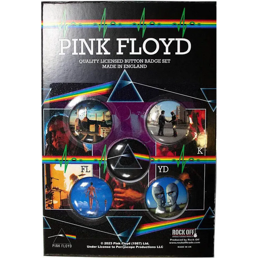 Badge Pink Floyd (set of 5) [Albums]