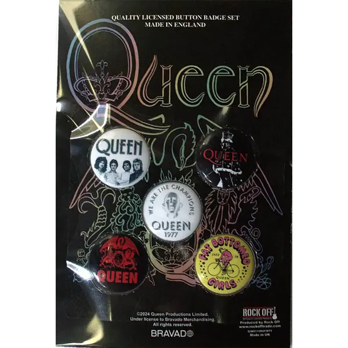 Badge Queen (pack de 5) [Champions]