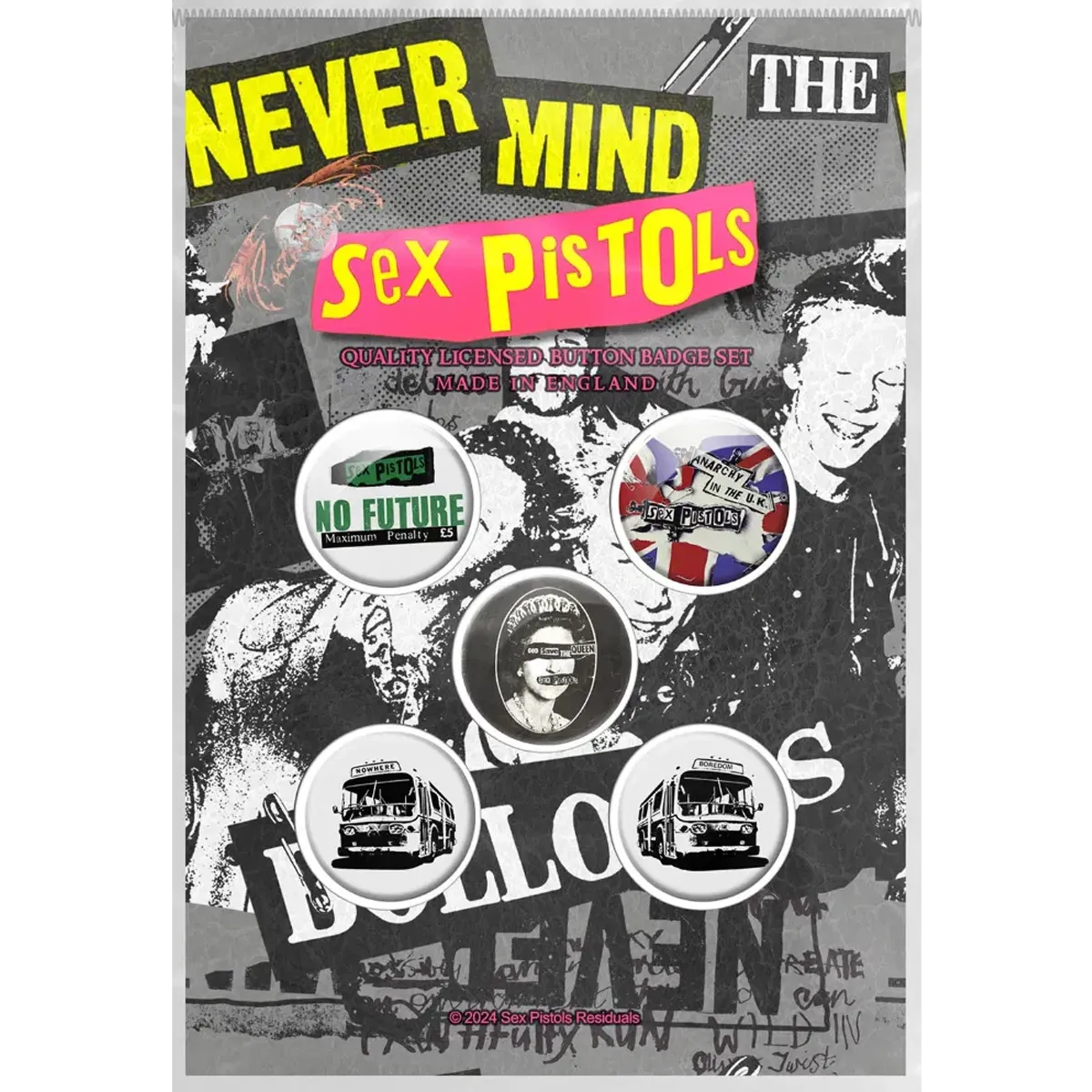 Badge Sex Pistols (pack de 5)