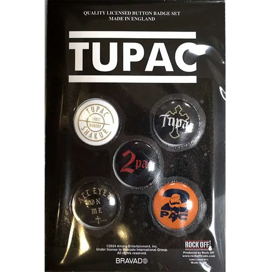 Badge Tupac (set of 5)