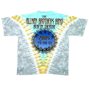 T-shirt Allman Brothers [tie dye Liquid Blue] - vue 2