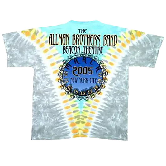 T-shirt Allman Brothers [tie dye Liquid Blue] (dos)