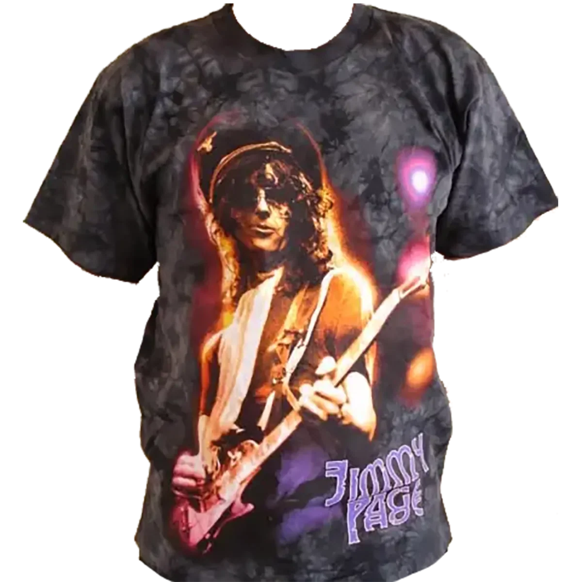T-shirt Led Zeppelin - Jimmy Page [tie dye Liquid Blue]