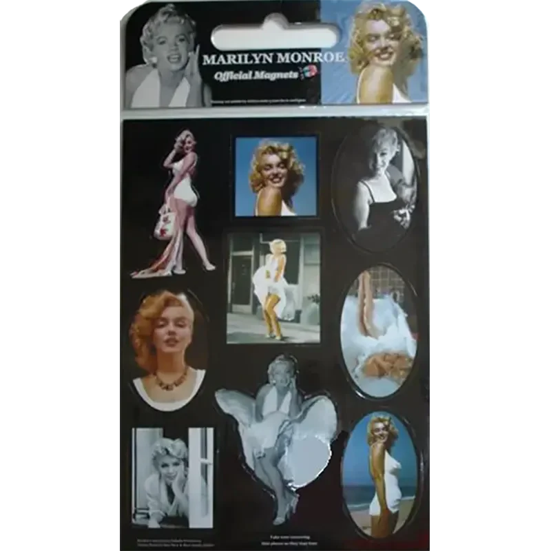 Sheet of 9 Marilyn Monroe magnets