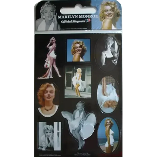 Sheet of 9 Marilyn Monroe magnets