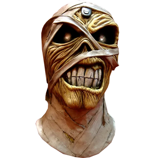 Official Iron Maiden Latex Mask - Powerslave [Mummy] (front view)