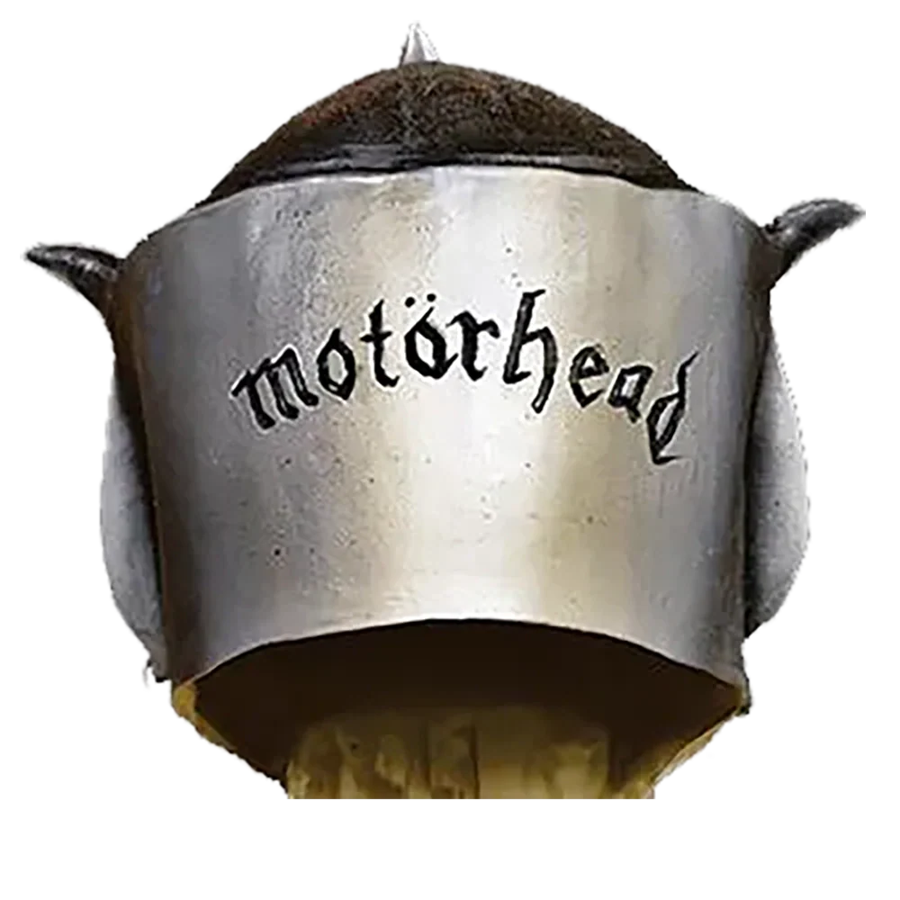 Official Motorhead Latex Mask - Warpig (rear view)