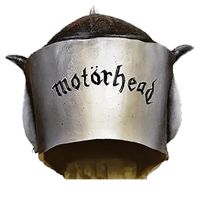 Official Motorhead Latex Mask - Warpig (rear view)