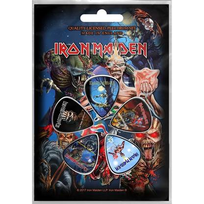Official Iron Maiden Fear of the Dark Pick Set on Blister Card