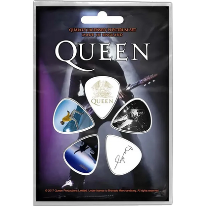 Official Queen guitar pick set on blister card Official 
