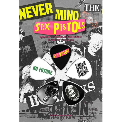 Ensemble de médiators Sex Pistols assortis, décorés de visuels divers