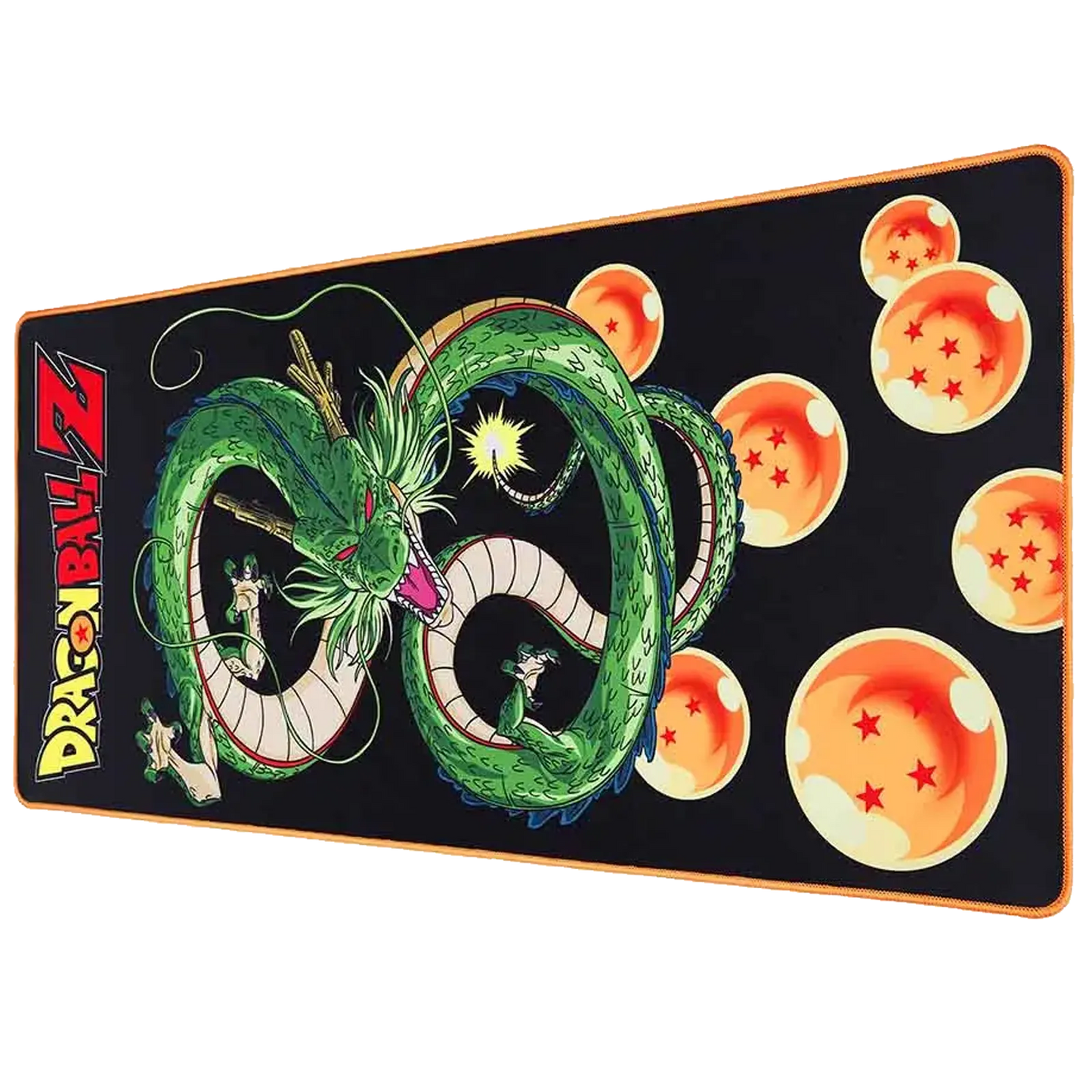 Tapis de souris XXL Dragon Ball Z Shenron et Dragon Balls vue en perspective