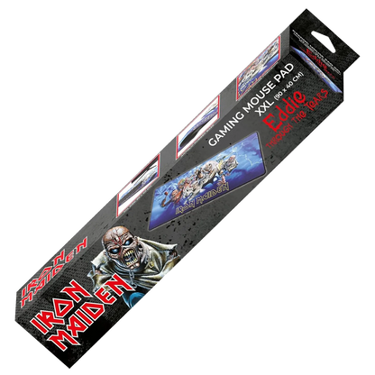 Boîte du tapis de souris XXL Iron Maiden Eddie Through the Years - packaging officiel