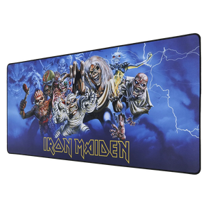 Gaming Mouse Pad Iron Maiden XXL - Eddie Through the Years - vue 3