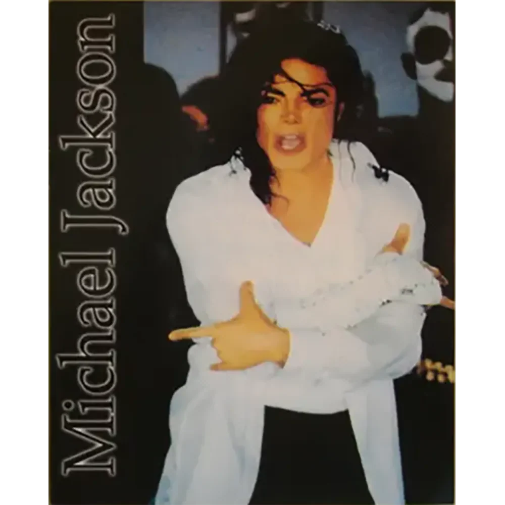 Maxi postcard Michael Jackson - Black or White