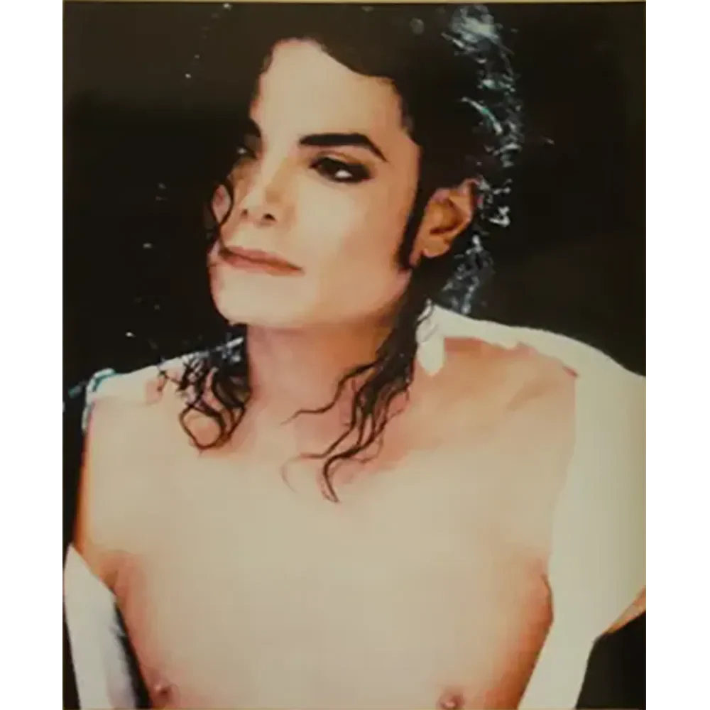 Maxi carte postale Michael Jackson torse nu