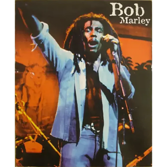 Maxi postcard Bob Marley live