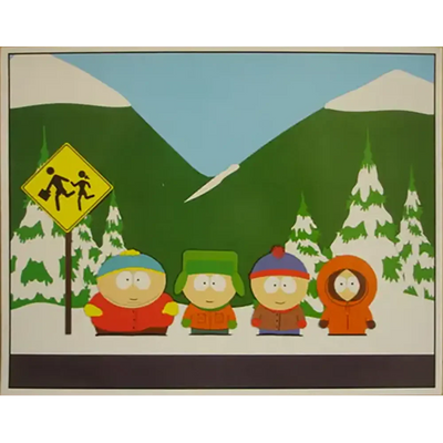 Maxi carte postale South Park