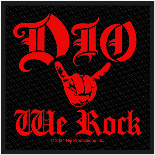 Ecusson Dio - We Rock