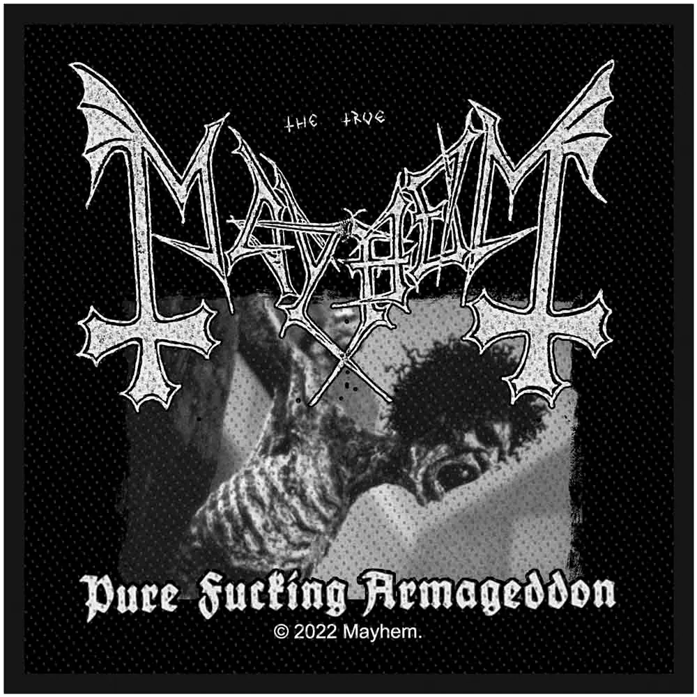 Ecusson Mayhem - Pure Fucking Armageddon
