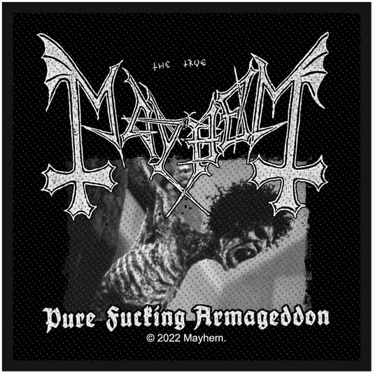 Ecusson Mayhem - Pure Fucking Armageddon