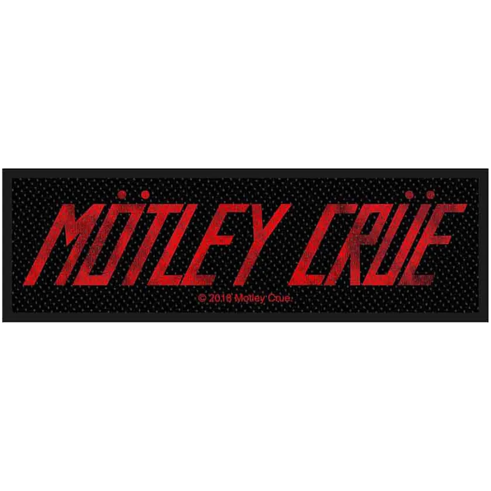 Ecusson Mötley Crüe - Logo Rouge 1981