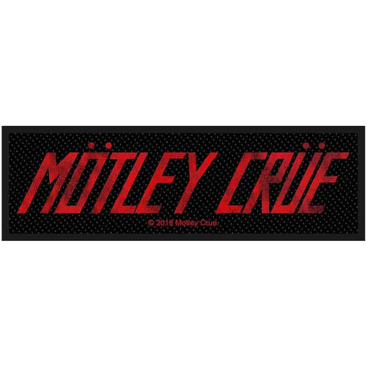 Ecusson Mötley Crüe - Logo Rouge 1981