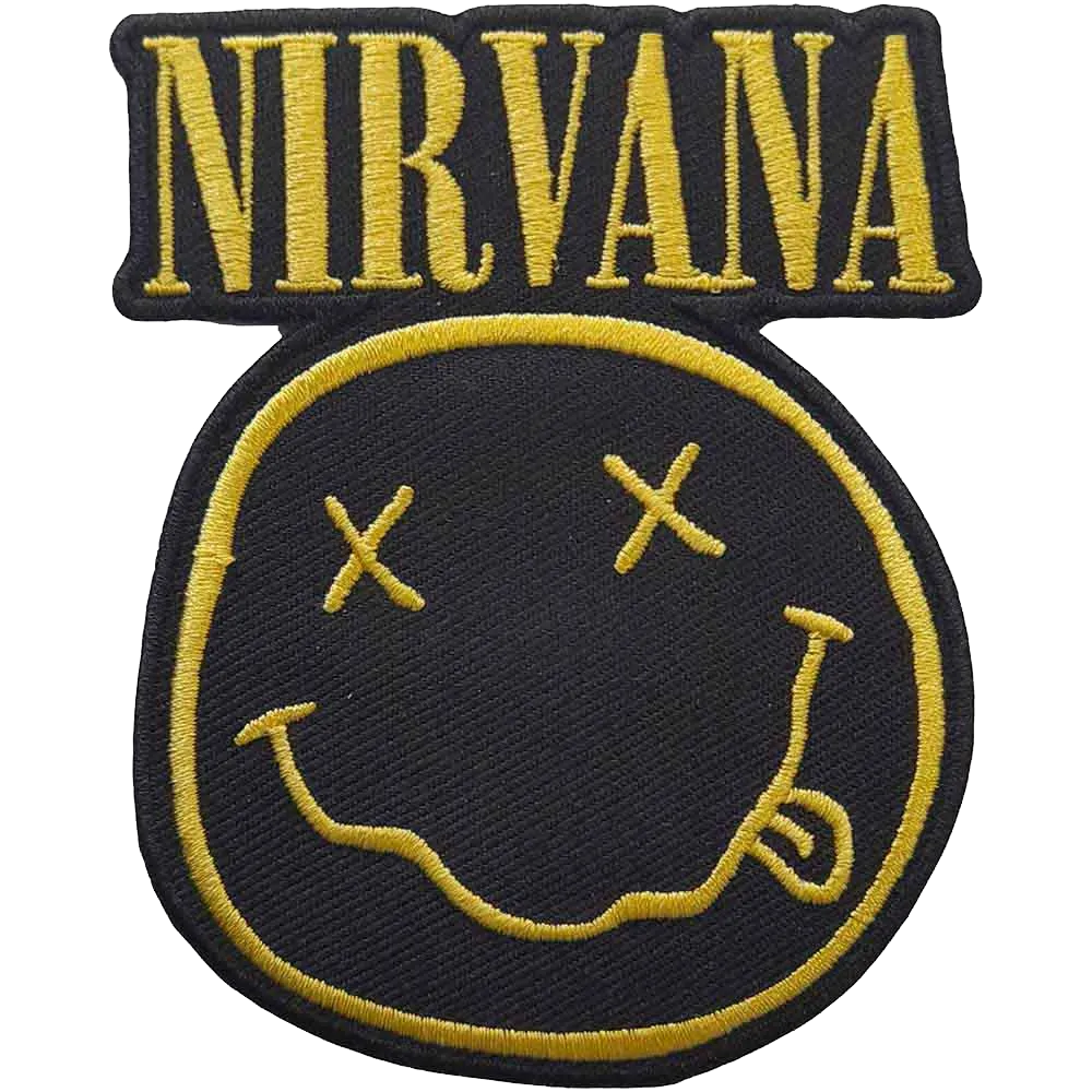 Ecusson Nirvana - Smiley découpé