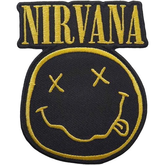 Ecusson Nirvana - Smiley découpé