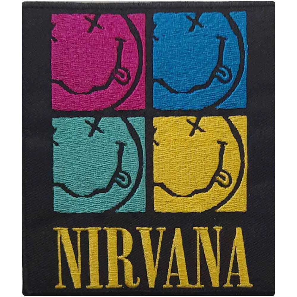 Ecusson Nirvana – Smiley Pop Art